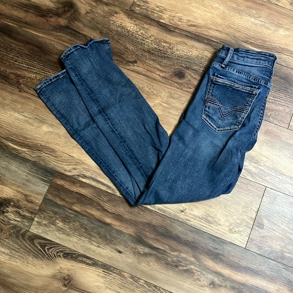 BKE Blue Straight Leg Jeans with Classic Style